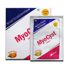 Myocyst Sachet Orange Sugar Free