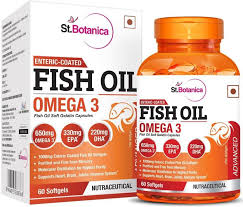 St.Botanica Enteric Coated Fish Oil Omega 3 Softgels