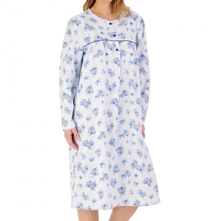 Women's White cotton nightWear